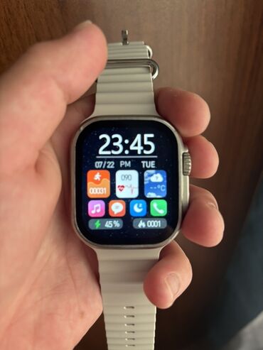 Smart saatlar: İşlənmiş, Smart saat, Sensor ekran, rəng - Ağ — 8