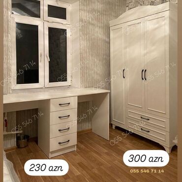 gənc otağı ucun dəstlər: Oğlan və qız üçün, Yeni, Dolab, Yazı masası