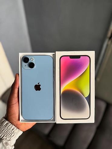 nothing iphone: IPhone 14 Plus, Б/у, 256 ГБ, Голубой, Коробка, 78 % — 1