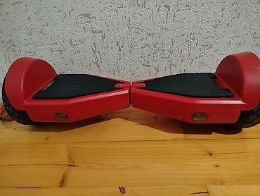 elektrik skuter: Koolwheel Hoverboard – Model K8, qırmızı rəng - Güc sistemi: 29.4V — 1