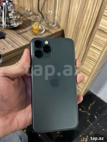 Apple iPhone: IPhone 11 Pro, 64 ГБ, Matte Midnight Green, Face ID