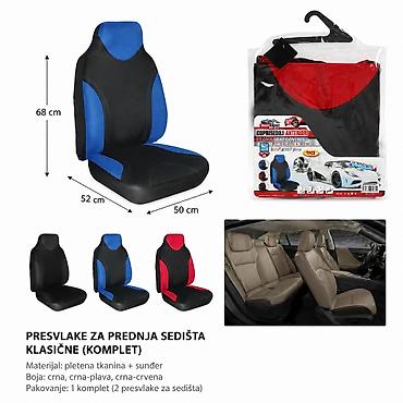 KMT Prekrivač za auto sedište – jednodelno prednje sedište (klasično)