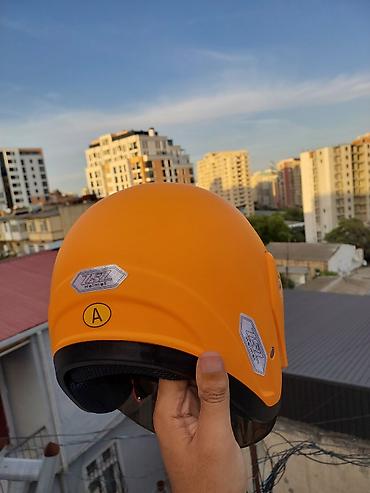 Moto geyim: Moped/Velosiped üçün keyfiyyətli kask satıram YENİDİR, qulaq baş — 4