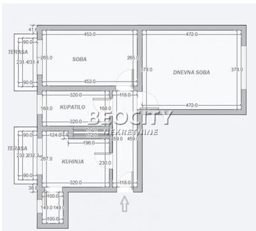 Prodaja stanova: 2 sobe, 53 kv. m, 4 sprat — 18