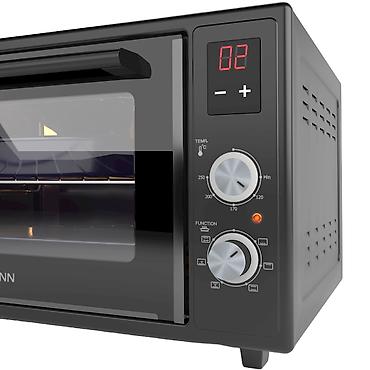 elektirik sobasi: №: 5251 Məhsulun adı: Elektrik soba Hoffmann FGT4850DG Black Brend — 3
