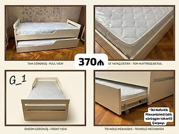 *İki Nəfərlik Mexanizimli (altı sürüşgən təkərli) Çarpayı 💫 370Azn* lalafo.az -da *İki Nəfərlik Mexanizimli (altı sürüşgən təkərli) Çarpayı 💫 370Azn*
