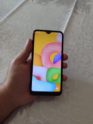 Haima: Samsung Galaxy A01, 16 GB, rəng - Qırmızı, İki sim kartlı