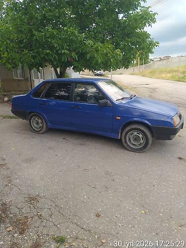 опель зафира а: VAZ 21099 sedan – mavi rəngli mator karopka qranat idyal vəziyyətdə — 9