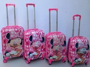 Rančevi, torbe i koferi: Dečiji koferi set – Minnie Mouse motiv - Set od 2 kofera u ružičastoj — 27