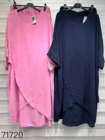 bluze in tunike: Komplet za punije 2XL 3XL 4XL 3500 dinara Ml Elegantni ženski komplet — 3