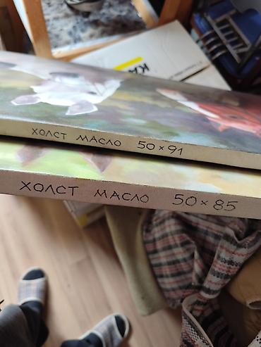 лош ат: Картины «Лошади» — набор из двух работ маслом на холсте. - Сюжет — 3