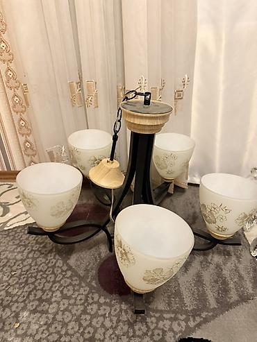 candella pro u: Çılçıraq, 5 lampa, Metal — 3