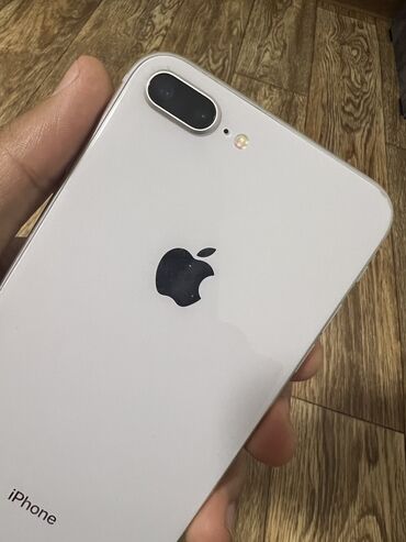 айфон 6 плюс цена в бишкеке бу: IPhone 8 Plus, Колдонулган, 64 ГБ, Күмүш, Коргоочу айнек, Каптама, 100 %