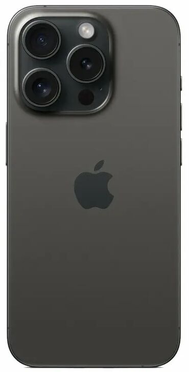 Apple iPhone: IPhone 15 Pro Max, Новый, 256 ГБ, Черный, Зарядное устройство, Защитное стекло, Чехол, 100 %