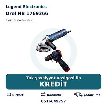 islənmis drel: Elan başlığı: Drel NB 1769366 Elan mətni: Legend Electronics — 1