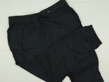 joggery damskie czarne z łańcuszkiem: Tu, Spodnie dresowe damskie, 3XL