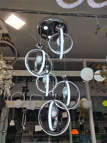 lampa susəsi: Led Çılçıraq, 4 və daha çox lampa, Metal — 2