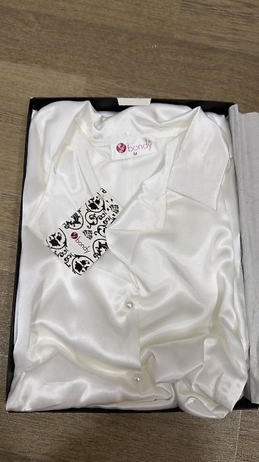 ev paltari: Bondy Lingerie qadın pijama dəsti – model 9004, rəng: ekru (açıq — 3