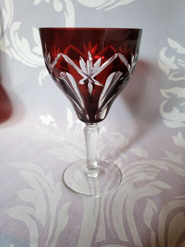 Kuhinjski setovi: Servis kristal za vino,rucno graviran 60,70te god. Servis — 10