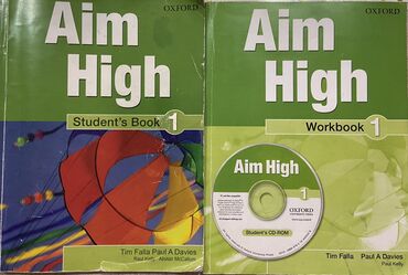 aim high 1: Aim High 1 Student’s Book, Workbook Kitablar səliqəli saxlanılıb içi