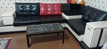 su çəni satılır: Künc divan, İşlənmiş, Açılan, Bazasız, Dəri, Çatdırılma yoxdur