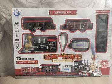Игрушки: Игрушка поезд с дорогой на батарейках — 1