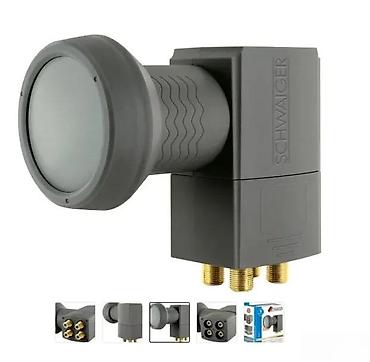 Aksesoari za TV i video: Schwaiger Digital Premium Quad LNB (ULTIMATE) – SAT konverter sa 4 — 7