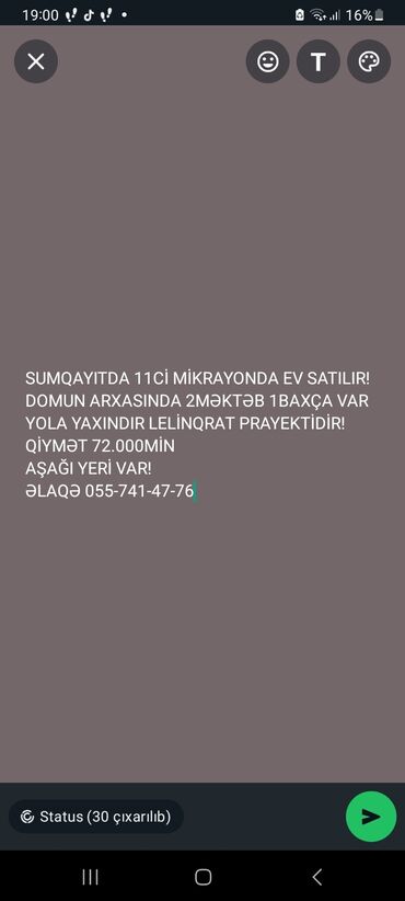 sumqayitda menziller: Ceyranbatan, 2 otaqlı, Köhnə tikili, 120 kv. m