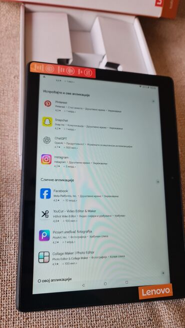 Tableti: Tablet kao nov,veliki 10 inca sve radi jaka I kvalitetna masina, sa — 23