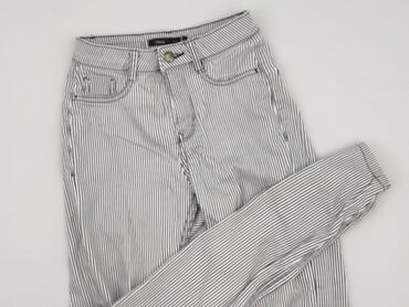 brązowe spodnie woskowane stradivarius: Sinsay, Spodnie materiałowe damskie, rozmiar 2XL