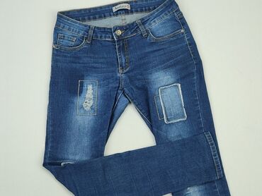 jeansowe mini spódniczka: Jeansy, M, stan - Dobry