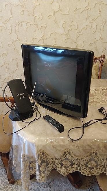 televizorlar gence: Samsung CRT televizor + NOVA otaq antenası dəsti - Brend/model — 1