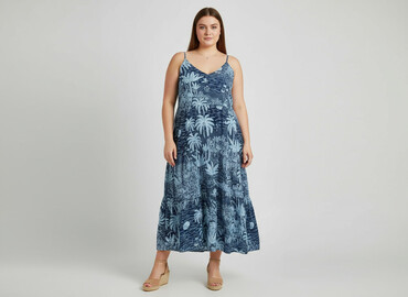 shein bluzki plus size: H&M, Sukienka damska, rozmiar 2XL