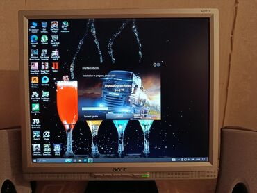 acer swift: SON QİYMƏT 30 MANAT Salam Acer AL1717 75hz 17 inç Kalonkalı monitördu