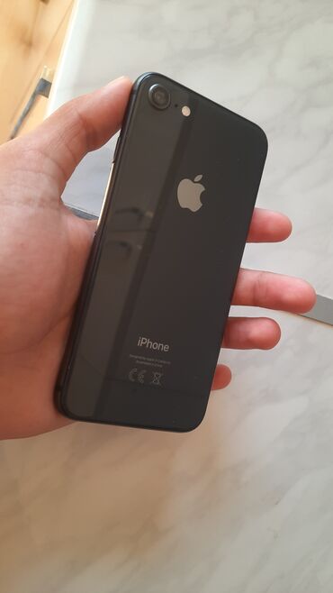 note 11 pro ikinci el: IPhone 8, 64 ГБ, Черный, Отпечаток пальца