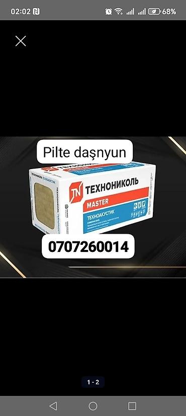 Təmir və tikinti: Texnonikol MASTER – daş yunu izolyasiya lövhələri Məhsul növü: - — 2