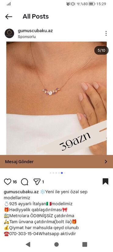 Boyunbağılar: Zərif qadın boyunbağıları kolleksiyası - Qar dənəsi asqılı gümüş — 17