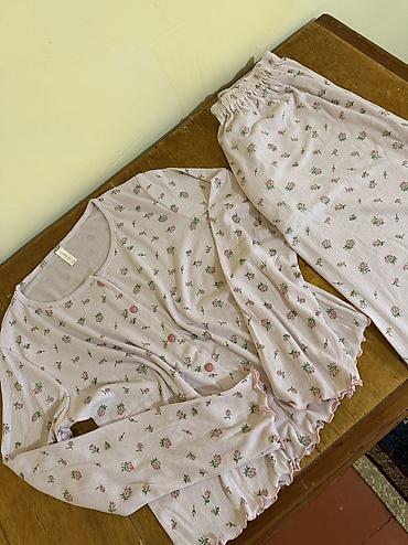пижамный: 100%хлопокнежная рибана а размеры для всех 😇 S M L XL | 1800 сом — 3