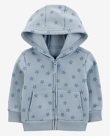 тройки carters: Детский комплект: худи на молнии + боди с длинным рукавом от Carter’s — 2