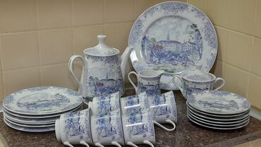 Чайный набор, Фарфор, 6 персон, Япония