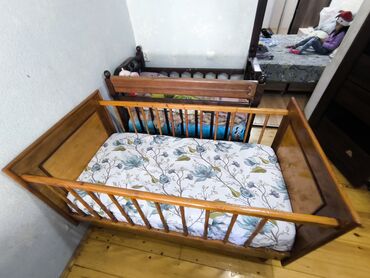 kalistamon agaci: Для девочки и мальчика, Б/у, Кровать, Без подьемного механизма, С матрасом, Без выдвижных ящиков