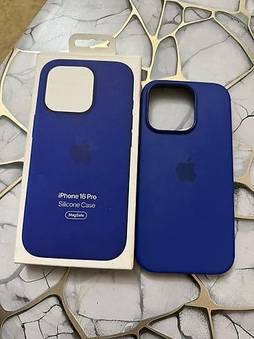 iphone 16 qiyməti: Məhsul: iPhone 16 Pro üçün silikon örtük (MagSafe dəstəyi) - Model — 3