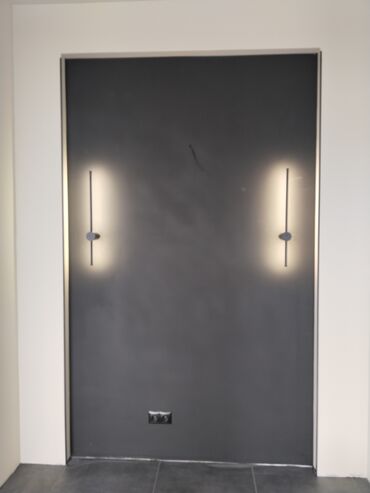 Kafel və metlax: Qranit effektli böyük format döşəmə plitələri – tünd boz - Material — 10