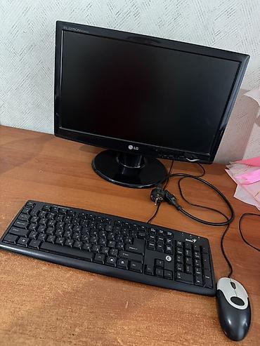 LG Flatron W1943SS monitor + Genius klaviatura və simli optik siçan