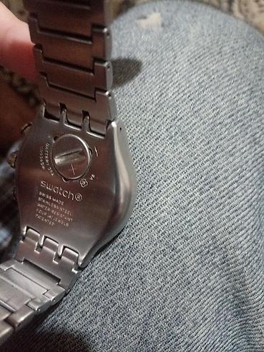 danisan saat: Original Swatch kişi qol saatı – İsveçrə istehsalı, paslanmayan polad — 2