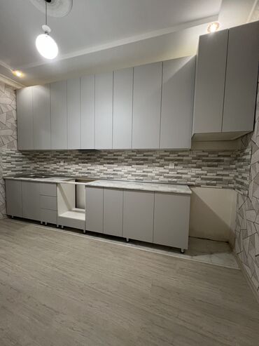 Sifarişlə mətbəx mebeli: Sifarişlə mətbəx dəsti, Özü çəkən petlələr, MDF, Kredit var, Pulsuz çatdırılma — 10