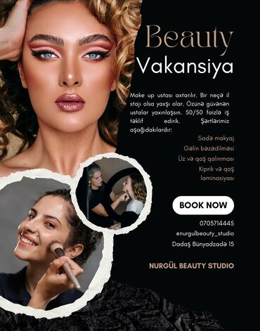 xesteye baxan axtariram: Makeup ustası axtarılır təcrübəli