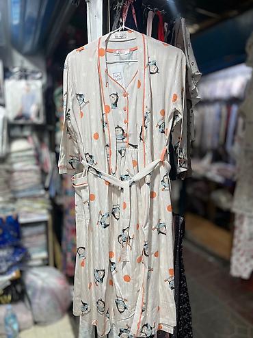 Ночные сорочки: Двойки тройки для беременных и кормящих мам Все размеры есть рынок — 2