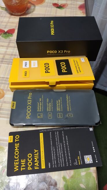 телефон бу каракол: Poco X3 Pro, Колдонулган, 256 ГБ, 2 SIM