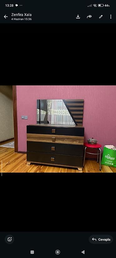 Мебель для дома: Yataq otağı mebel dəsti Tərkibi: - Ikinəfərlik çarpayı (taxta karkas — 3